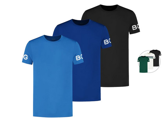 3x Björn Borg T-Shirts für Herren