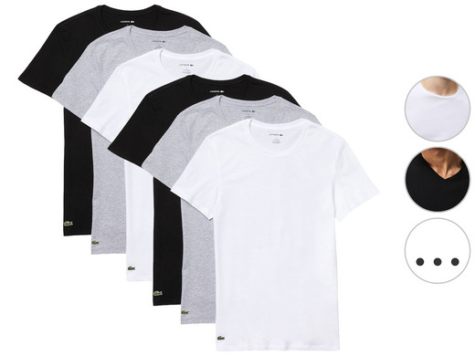 6x Lacoste Basic T-Shirt