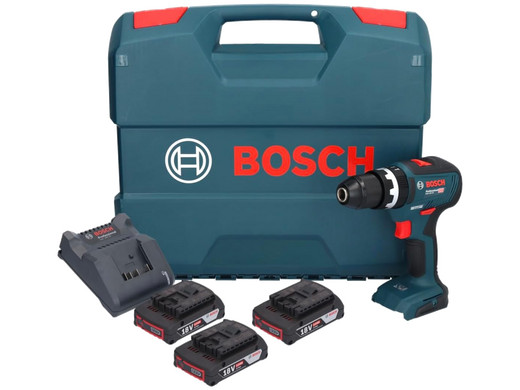 Bosch 18 V Combiboor met 3x Accu + Case