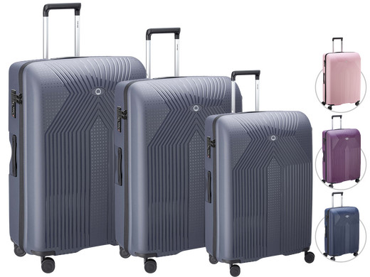 3x Delsey Ordener Nestbare Trolley