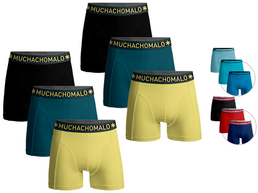 6x Muchachomalo Boxershort Solid