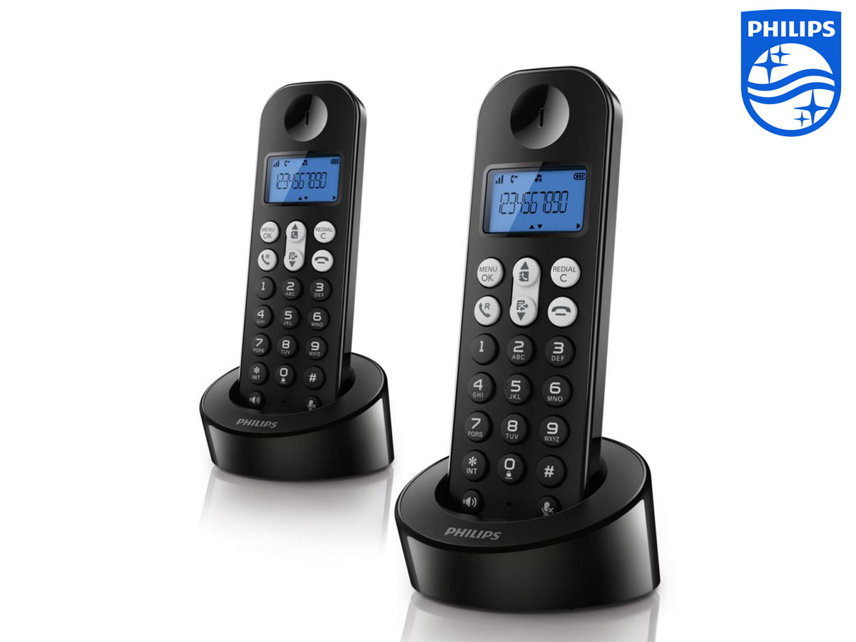 Philips Duo Draadloze DECT Telefoonset Aanbieding IBOOD