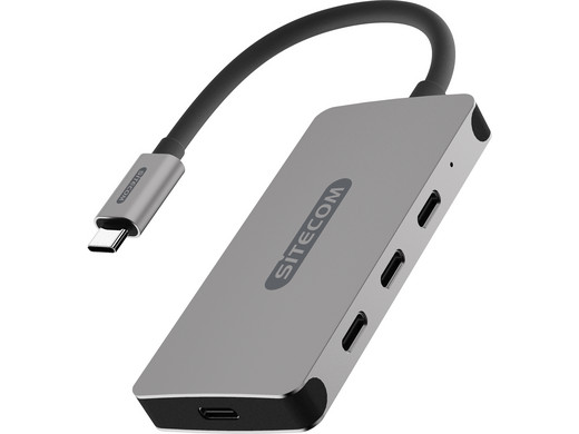Hub USB Sitecom | 4 porty USB-C na USB-C + PD