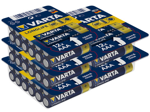 60x Varta Longlife Batterij | AAA