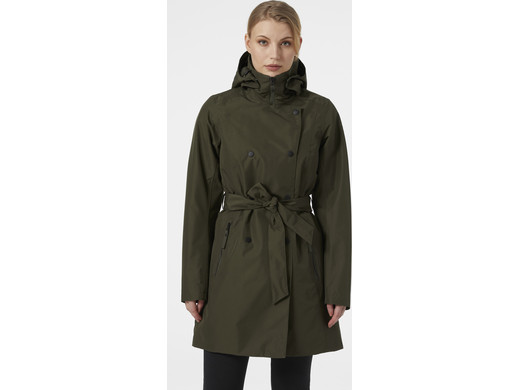 helly hansen women's welsey trench coat